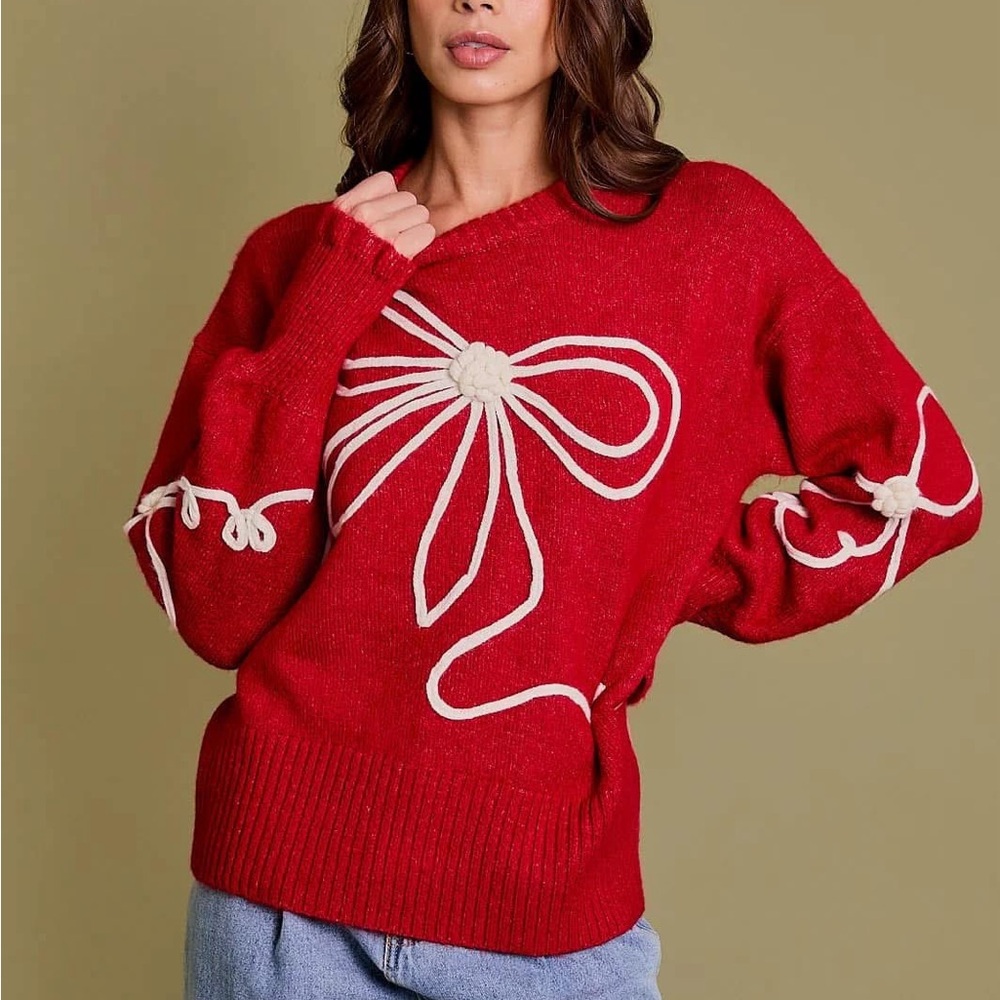 Gilli festivals bow sweater